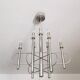 Lustre Space Age in the shape of an atom by Gaetano Sciolari, 1970s.