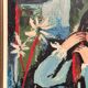 Original Swedish Oil on Canvas - "Portrait of a Young Woman" by M. Costa - Signed - Vintage and Framed - 82.5 × 67.3 cm