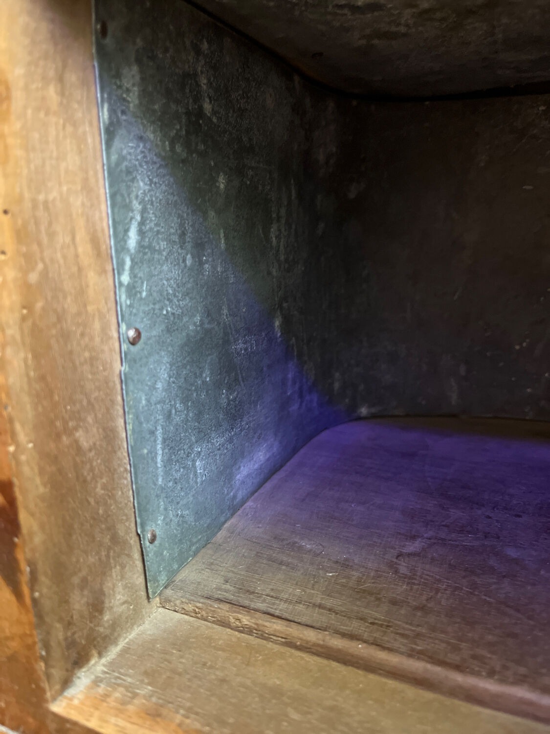 Bedside table and marble top