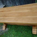 Solid oak monastery table