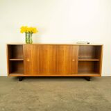 Lowboard from the Platon series designed by Lothar Wegner, walnut, 60s