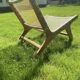 Chair / garden armchair / single-seater in retro rattan