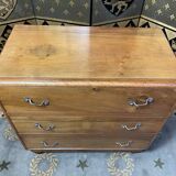 Art Deco walnut chest of drawers