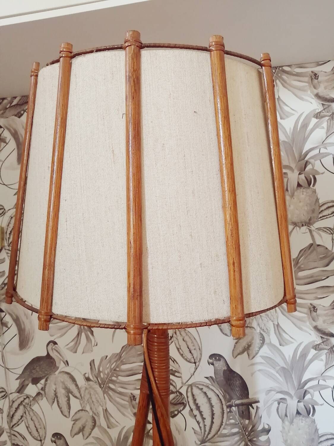 Rattan Floor Lamp