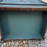 Vintage metal flap locker