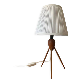 Teak tripod lamp 60s