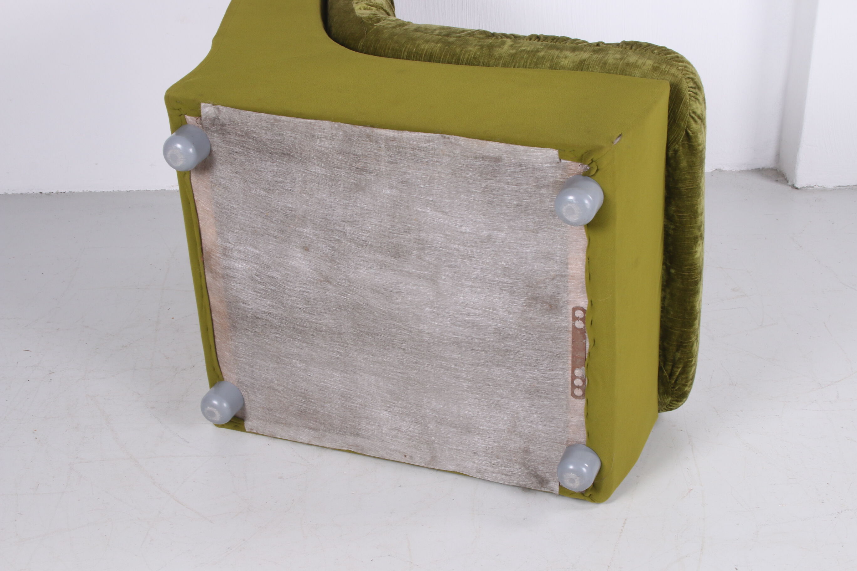 Vintage Xl element sofa moss green 60s