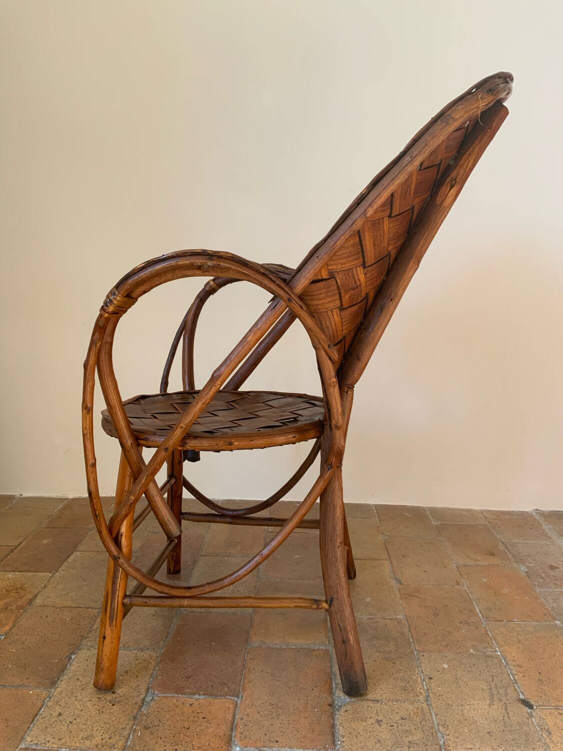 Chestnut armchair