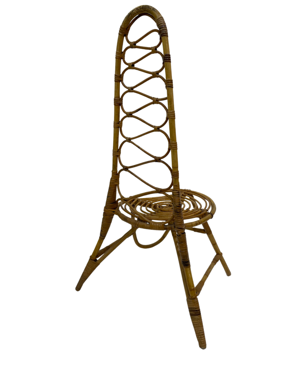Vintage Rohe Noordwolde rattan chair