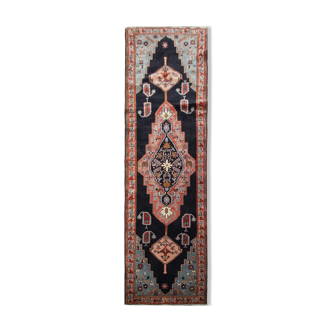 Persian rug handwoven wool 87x270cm