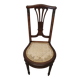 Antique Louis XVI Style Chair with Caned Seat