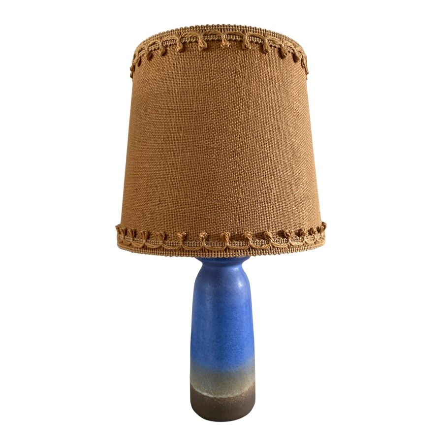 Lampe à poser en grès électrifiée à neuf