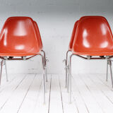 Set of 4 side chairs by Charles & Ray Eames for Herman Miller
