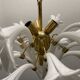 Midcentury Murano Glass Flower Chandelier by Franco Luce