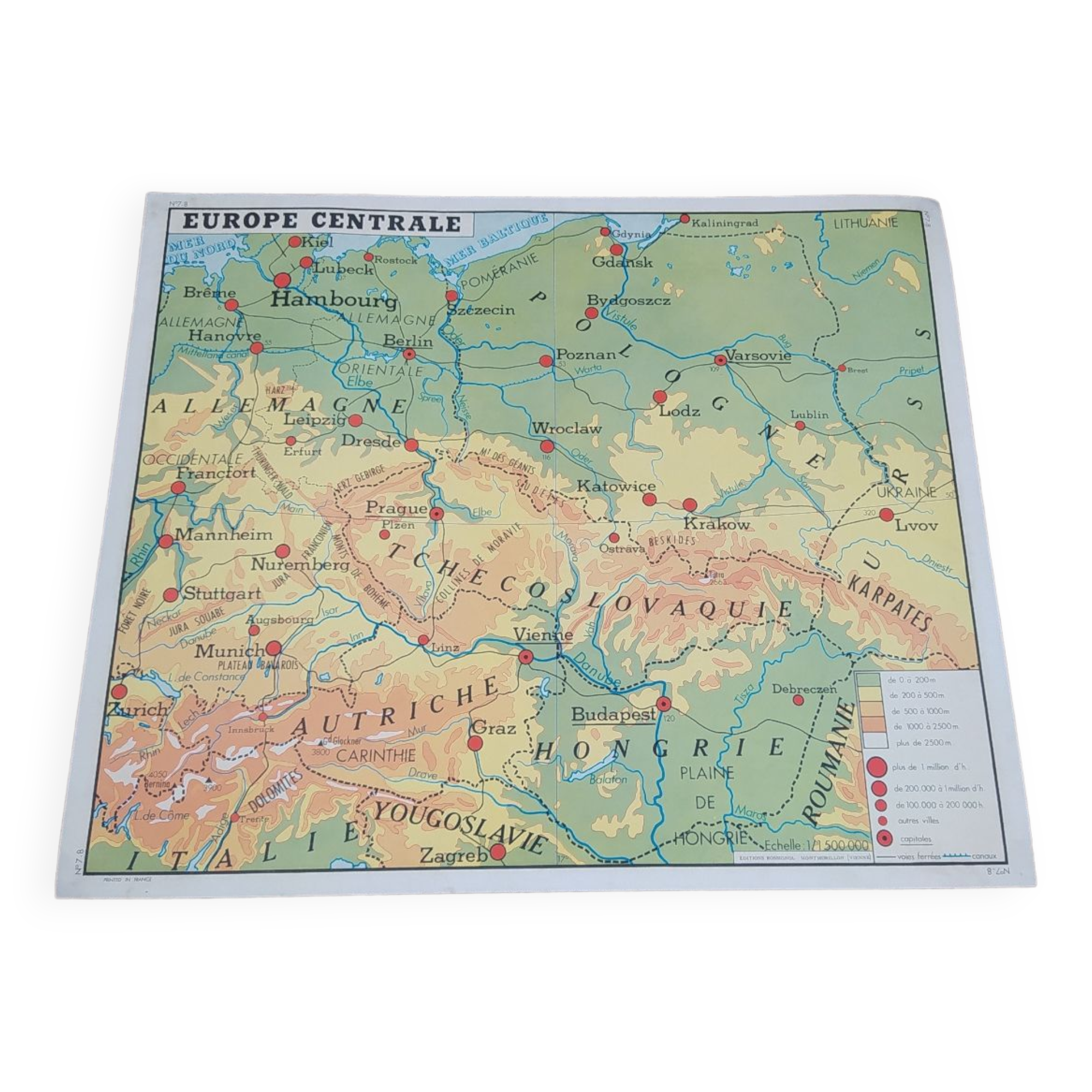 School map Editions Rossignol