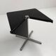 Black Plana folding table by Giancarlo Piretti for Anonima Caste
