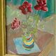 Flowers in vase by Olle Wilner