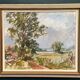 Original Swedish Oil on Canvas – “Landscape” by Sigurd Hagegård – Signed – Vintage & Framed – 62 × 53 cm (24.4" × 20.9")