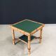 Mediterranean Bamboo Side Table in the style of Audoux Minet, France, 1950s