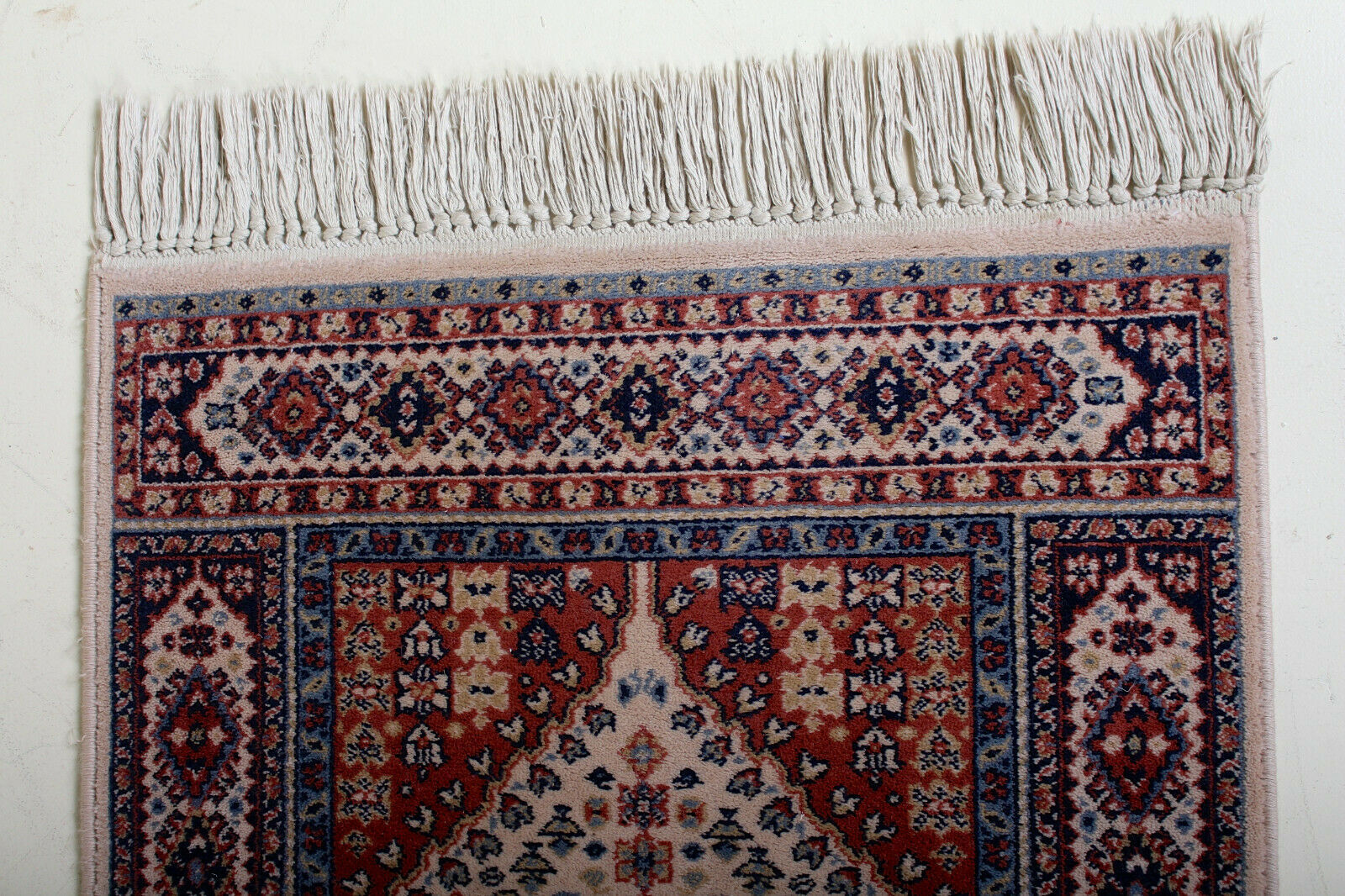 Fringe rug in Persian wool 156x68cm