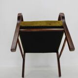 1940s Pair of Restored Beech Art Deco Armchairs ,Czechoslovakia