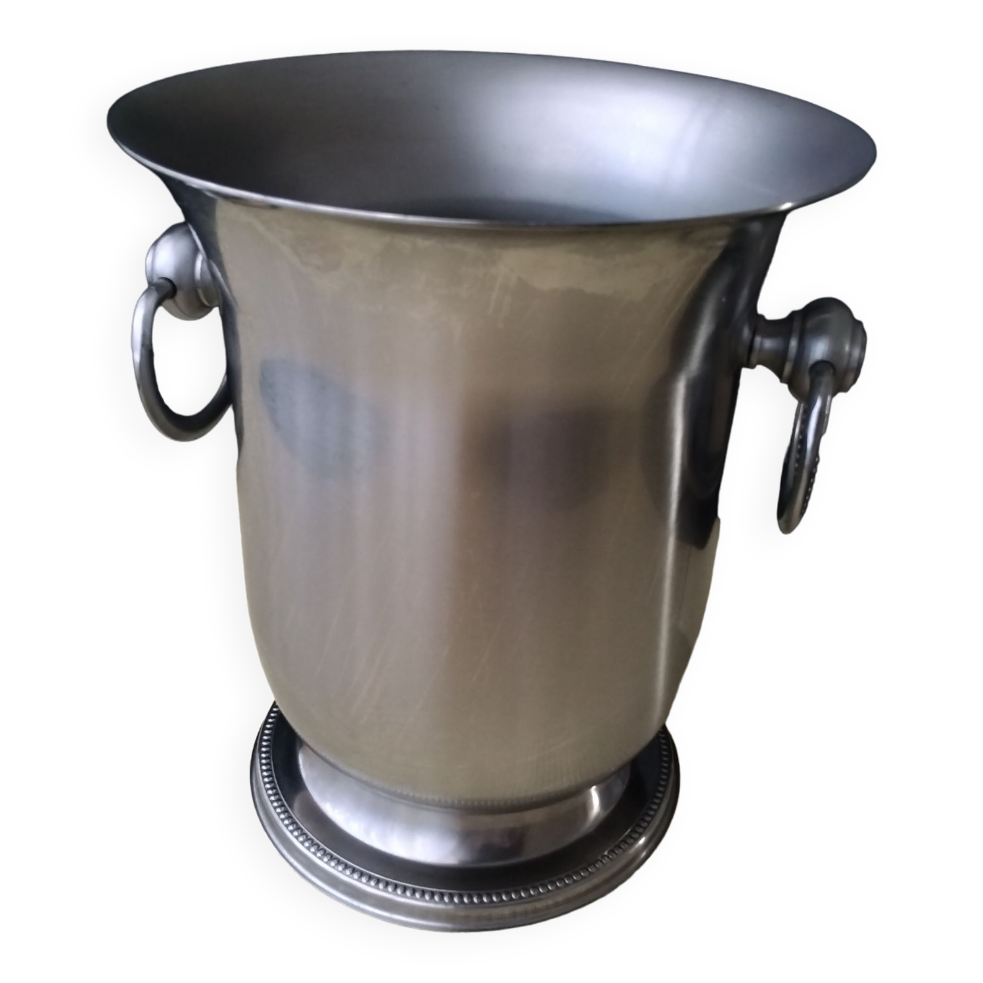 Satin stainless steel champagne bucket