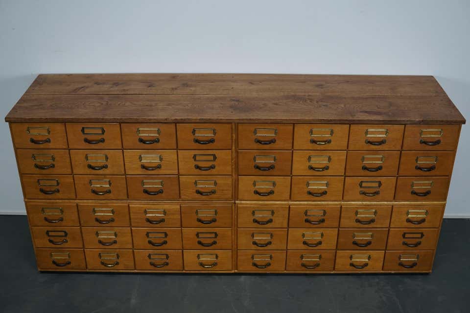 Germany oak storage furniture circa 1950