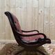 Chesterfield English Slipper Chair in tufted leather