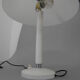 Lampe de table blanche du milieu du siècle, années 1950