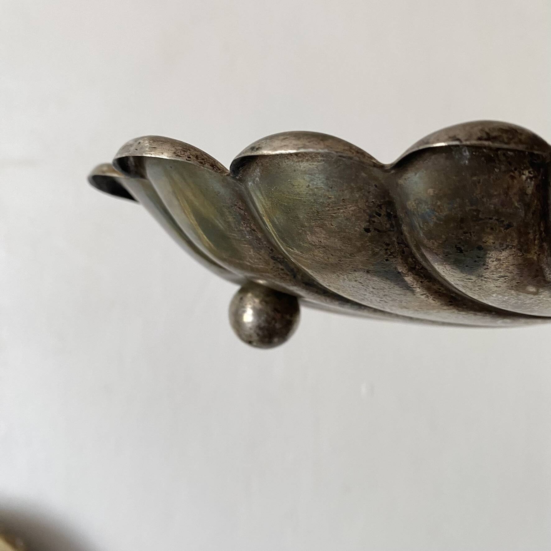 Art Nouveau silver-plated serving tray