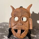 Handmade wooden mask