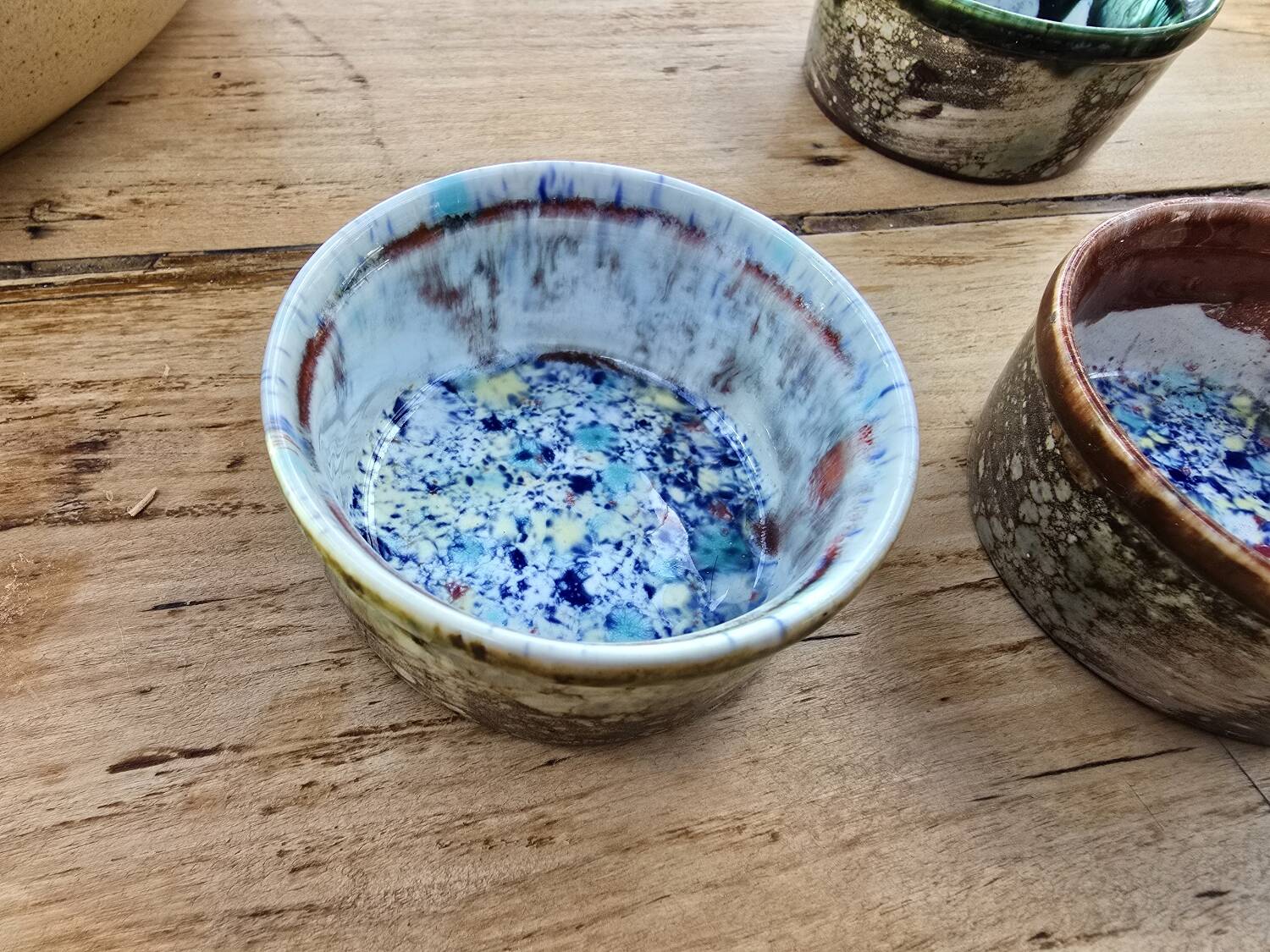 4 ramekins, handcrafted Morvan ceramics