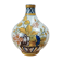 Antique hand-decorated faience vase – floral and bird design