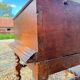 Wedding Chest and its Twisted Base in Oak 17th Century