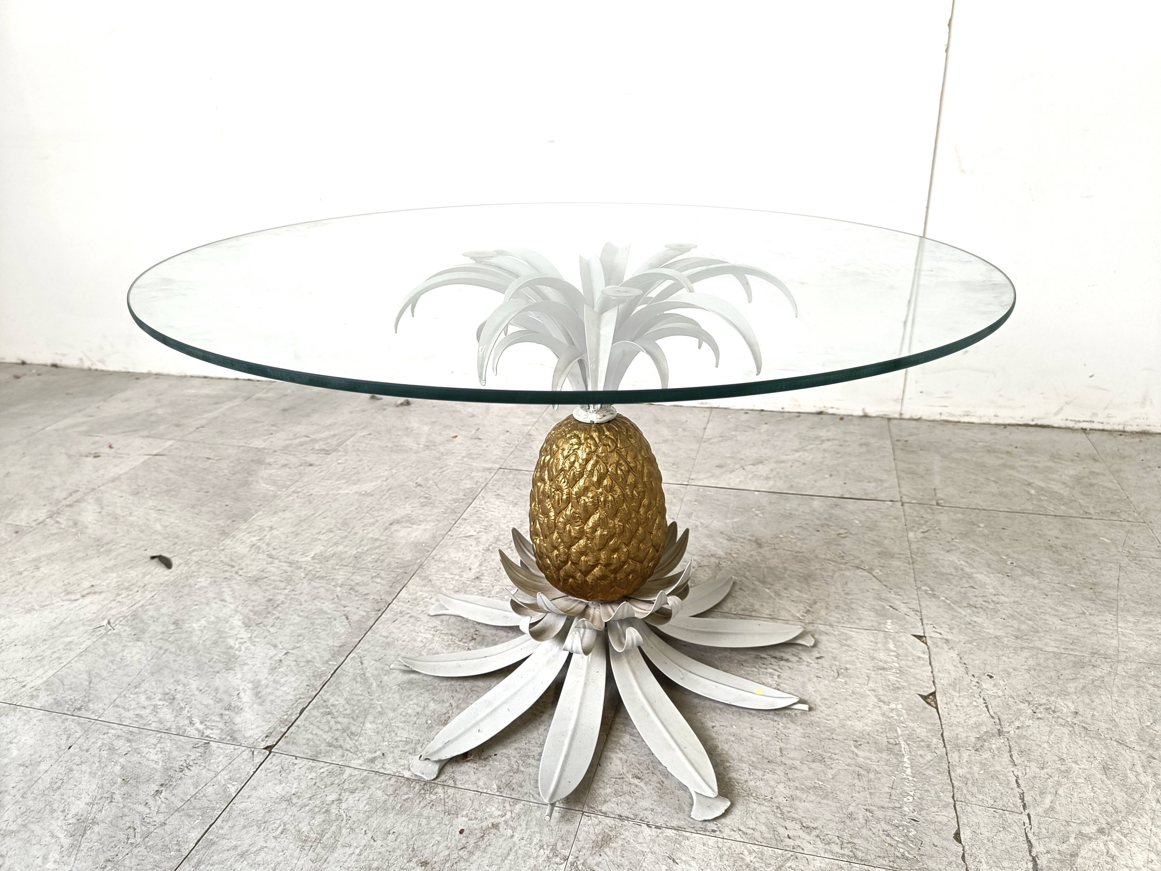 Pair of Hans Kögl pineapple side tables, 1960s