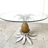 Pair of Hans Kögl pineapple side tables, 1960s