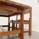 Dining table and 4 chairs, mountain furniture from the 1960s.
