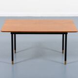 Table d'appoint-table basse italienne moderne du milieu du siècle des années 1950
