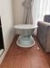 Table basse Holophane en marbre blanc