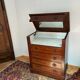 Dressing table with marble top