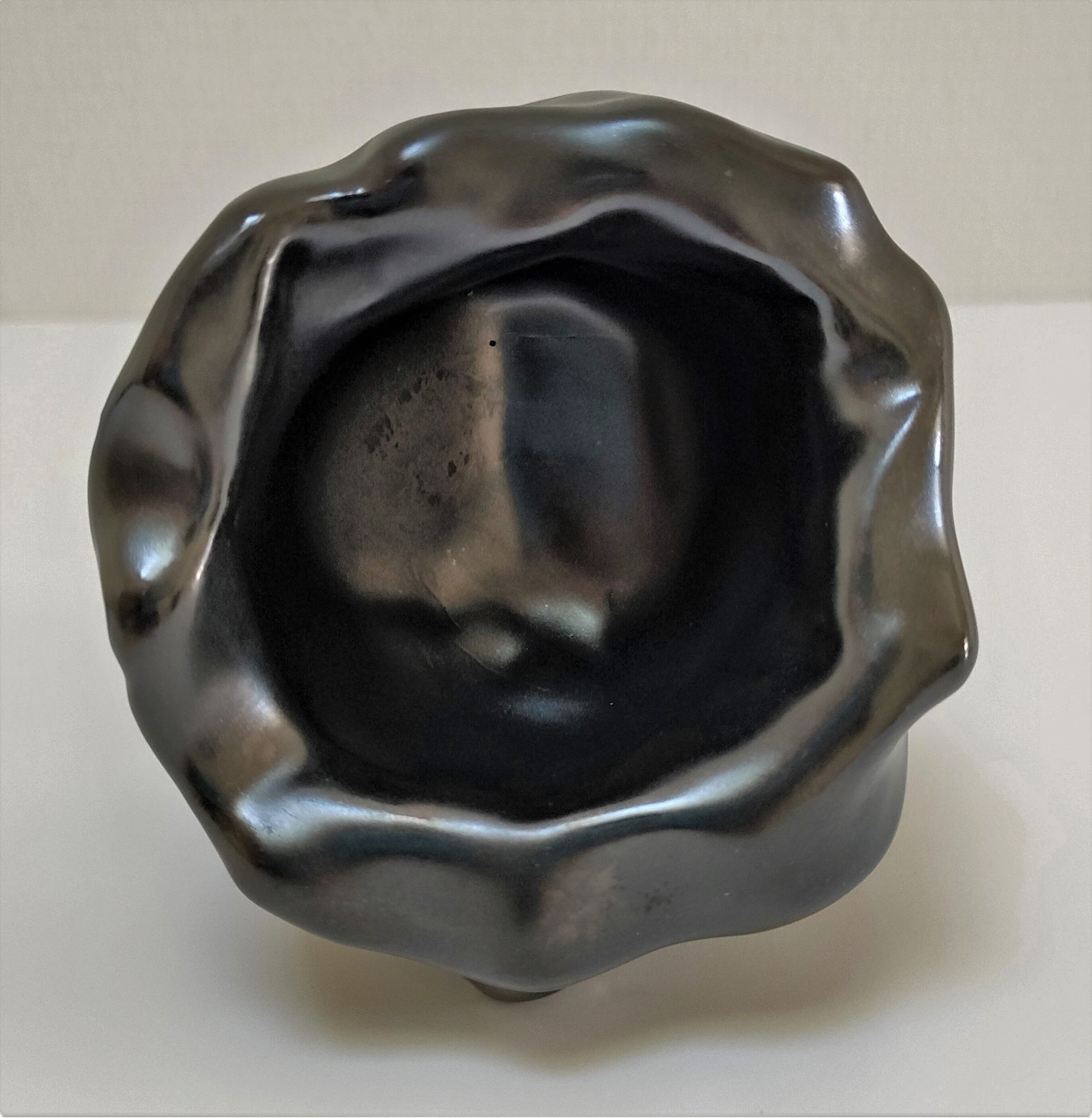 Anthropomorphic ceramic ashtray with woman's figure design 60s