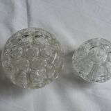 Lot 3 vases pique flowers VMC Reims