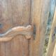 Paire de portes d'armoire ancienne en bois