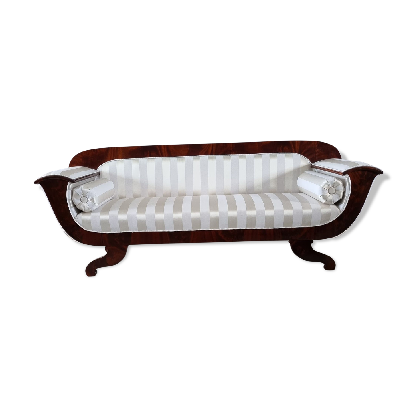 Biedermeier french sofa restored, reupholstered