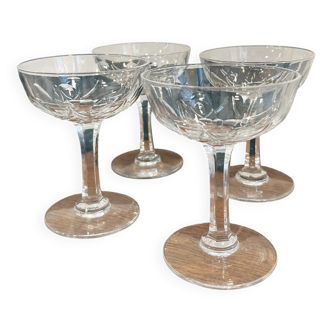 Saint louis crystal champagne cups