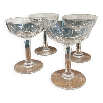 Saint louis crystal champagne cups