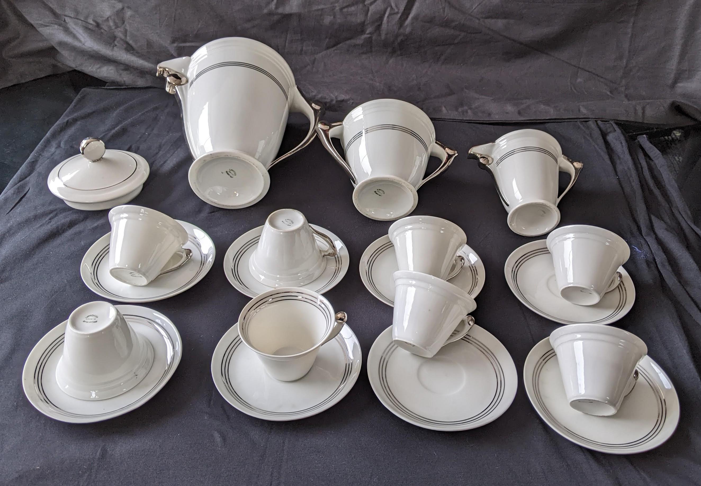 Art Deco coffee service