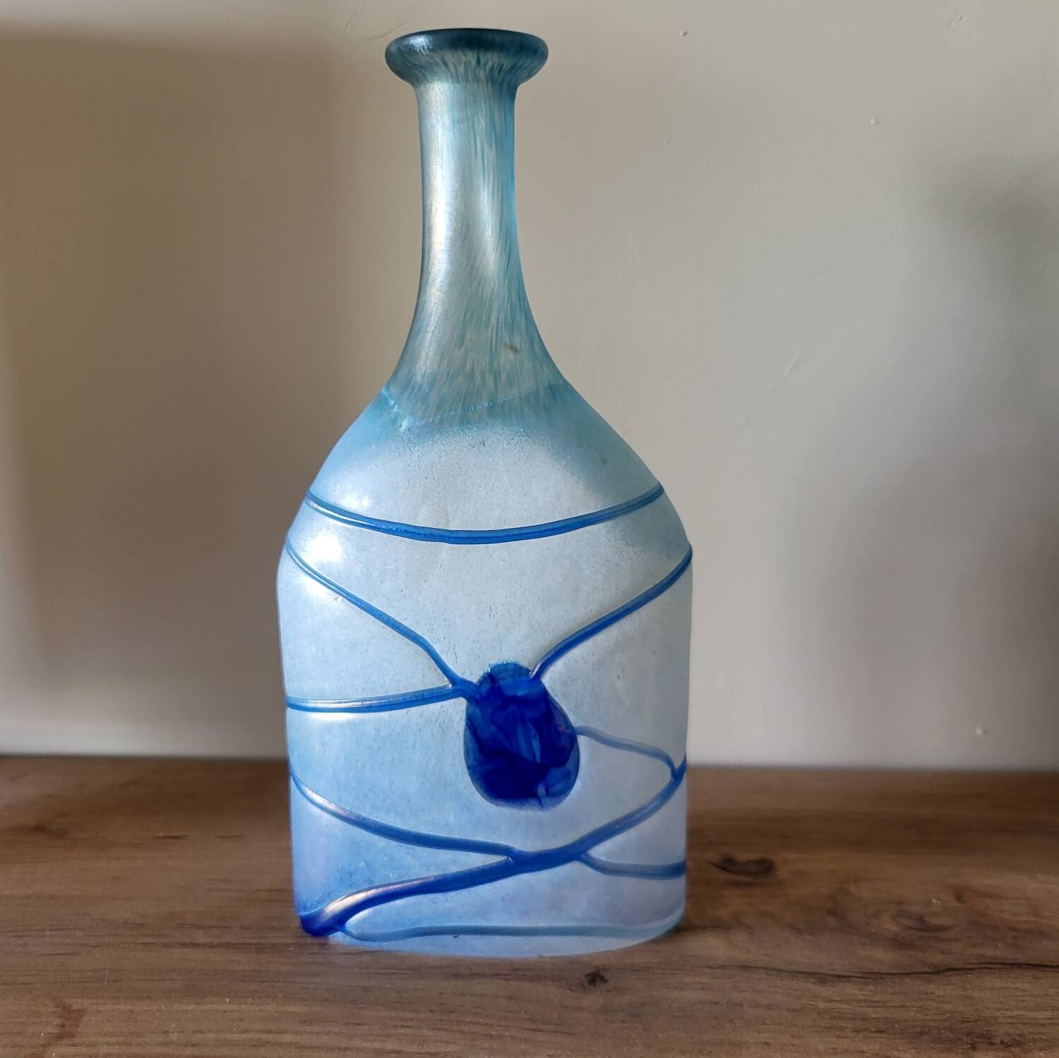 "Vase Galaxy Blue" Bertil Vallien, Kosta Boda