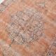 5'0 x 8'7 Ft Terracotta & Faded Blue Floral Vintage Persian Rug, 153x261 Cm