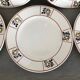 5 Terre de Fer dessert plates Salins Charbonnier